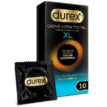 Caja 10 Preservativos Durex Conexión Total XL  Sin Látex