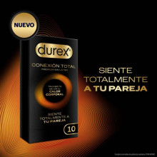 Caja 10 Preservativos Durex Conexión Total  Sin Látex