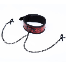 Collar Con Pinzas Para Pezones Diamond