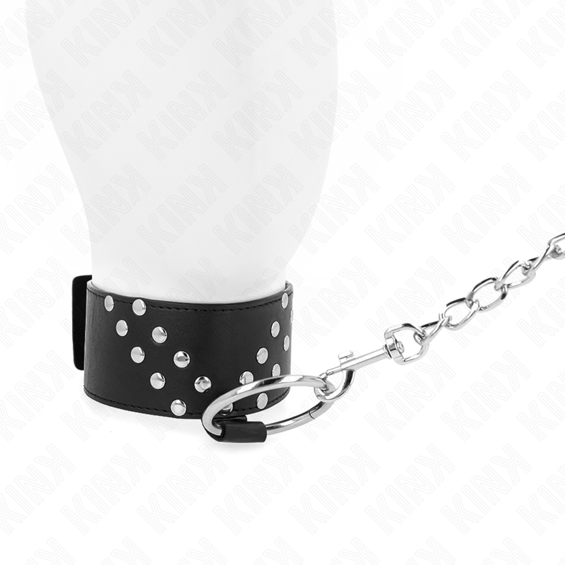 Collar Con Correa Remaches en V Kink