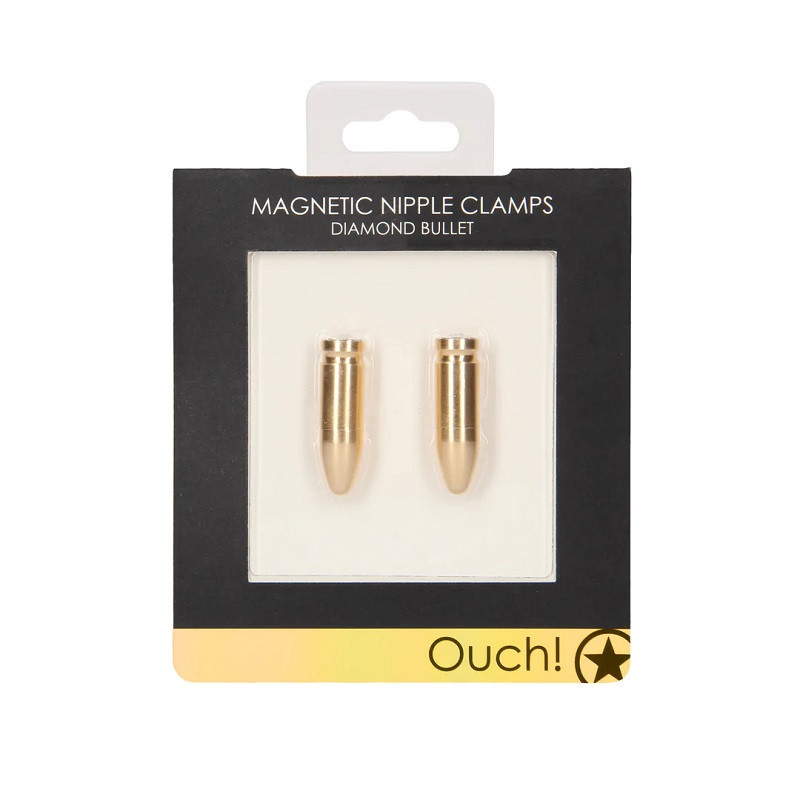 Imanes Pezones Ouch Magnetic Nipple Clamps Diamond Bullet