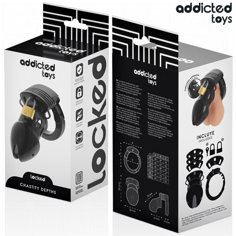 Jaula Castidad Locked Chastity Depths Addicted