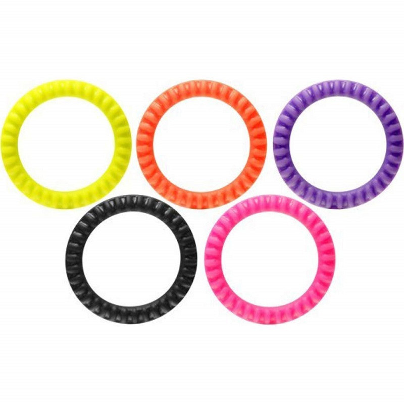 Kit 5 Anillas Silicona Roadies Talla XL