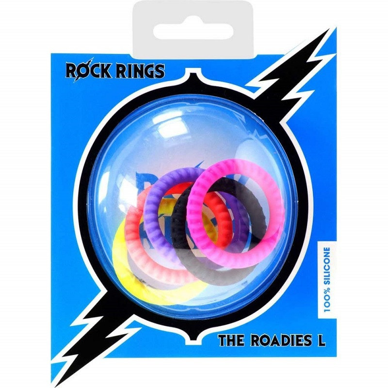 Kit 5 Anillas Silicona Roadies Talla XL