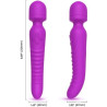 Masajeador Vibrador Efecto Calor Recargable Massager Lila