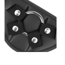 Arnés Femenino Macizo Con Vibración Silicona Control Remoto Watchme L