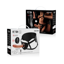 Arnés Femenino Macizo Con Vibración Silicona Control Remoto Watchme L