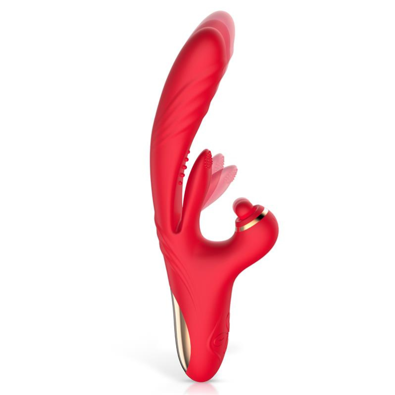 Impulsor Recargable Triple Acción con Lengua Estimulador y Hitting Action Limbe