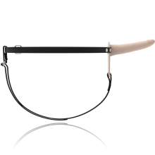 Arnés Femenino Macizo Con Vibración Silicona Recargable Fetish Submissive Beis