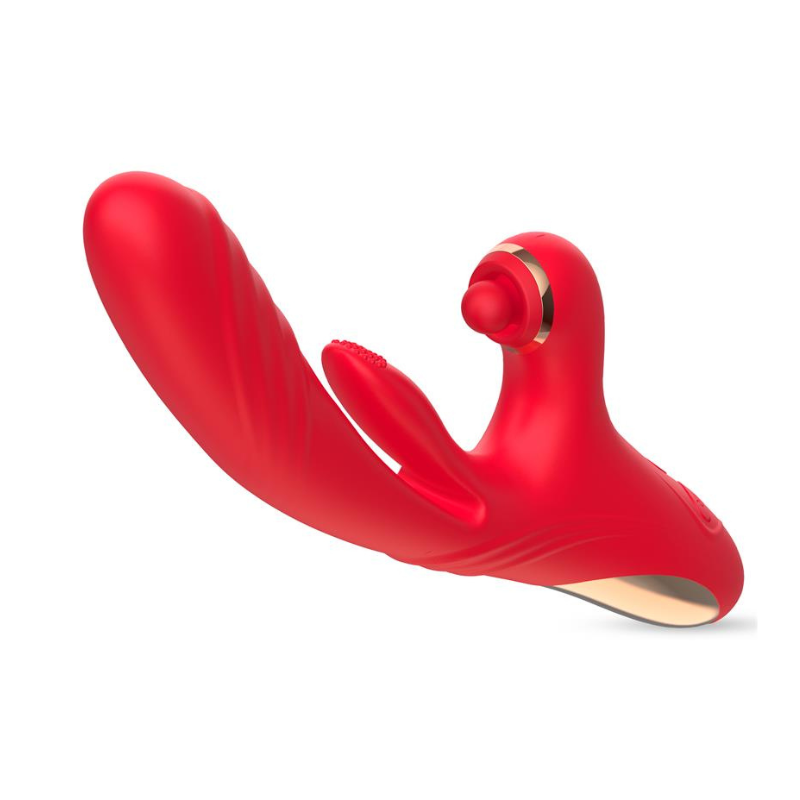 Impulsor Recargable Triple Acción con Lengua Estimulador y Hitting Action Limbe