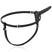 Arnés Femenino Macizo Con Vibración Silicona Recargable Fetish Submissive Negro