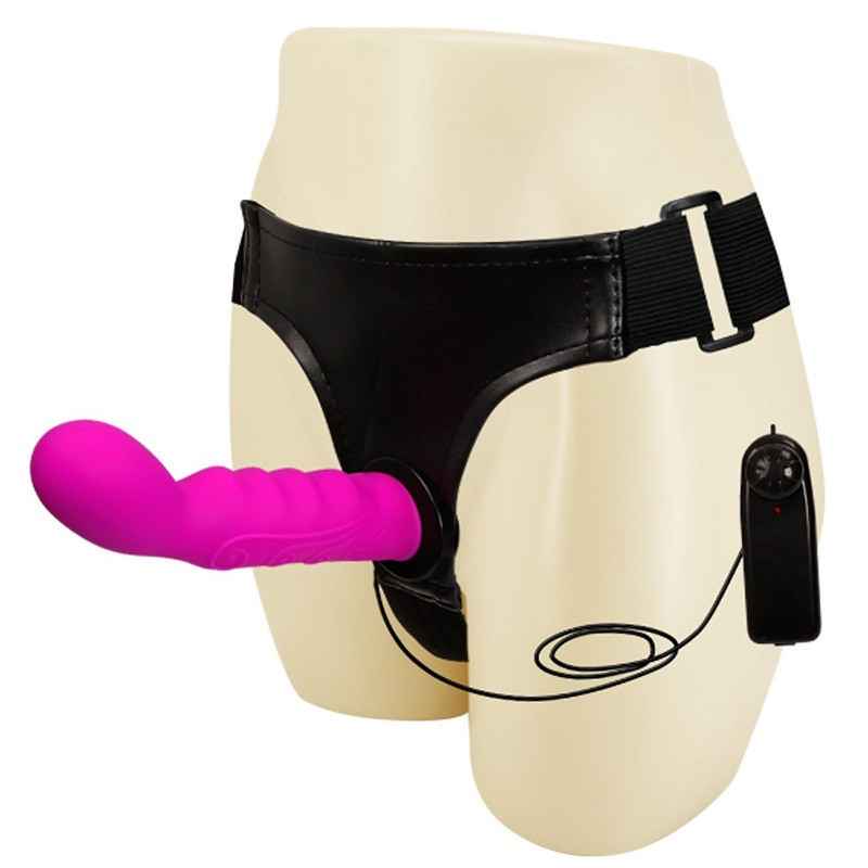 Arnés Femenino Macizo Con Vibración Silicona Ultra Harness