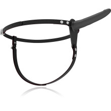 Arnés Femenino Silicona Fetish Submissive Negro