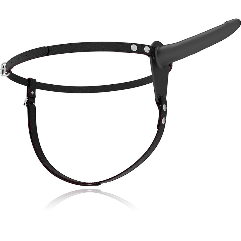 Arnés Femenino Silicona Fetish Submissive Negro