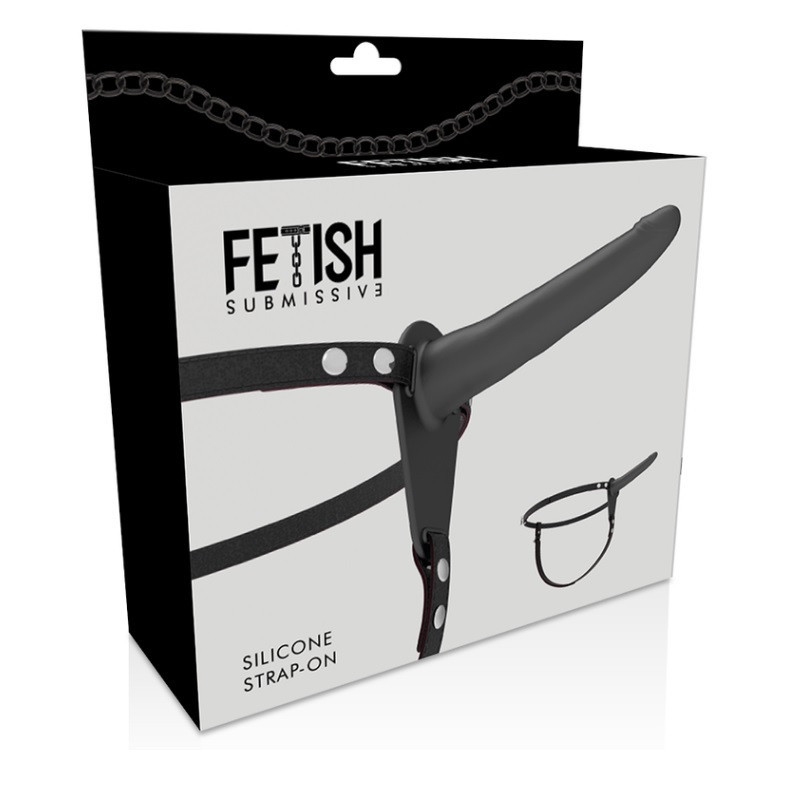 Arnés Femenino Silicona Fetish Submissive Negro