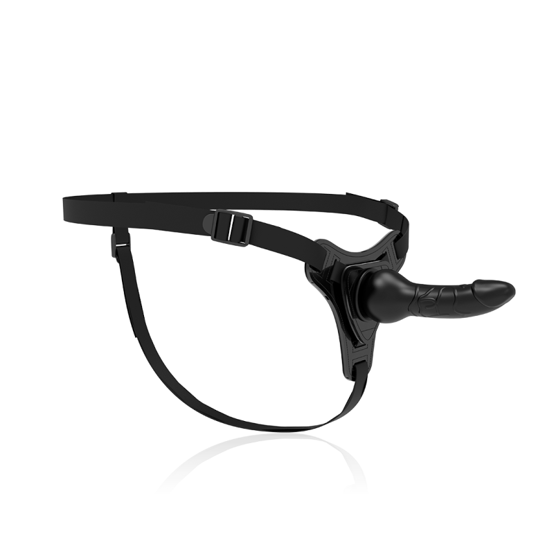 Arnés Femenino Silicona Realístico Fetish Submissive Negro