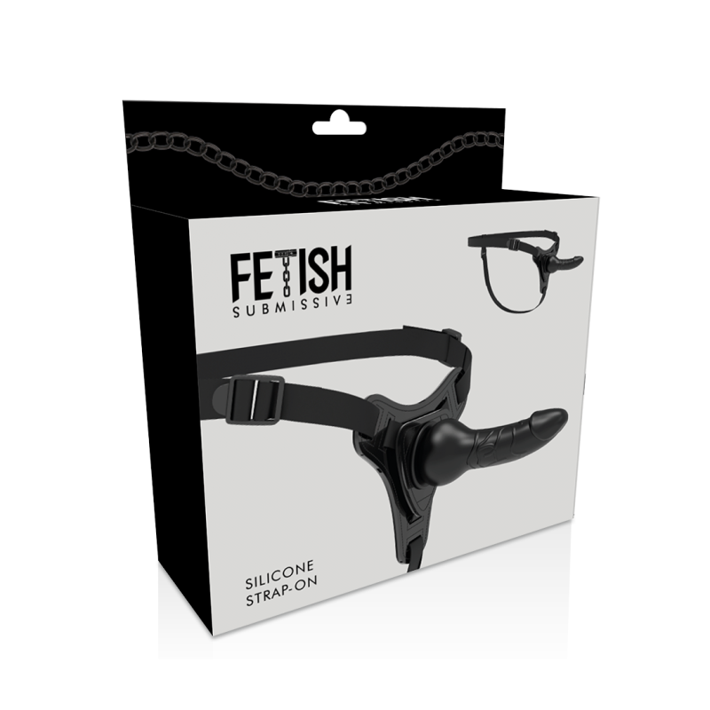 Arnés Femenino Silicona Realístico Fetish Submissive Negro