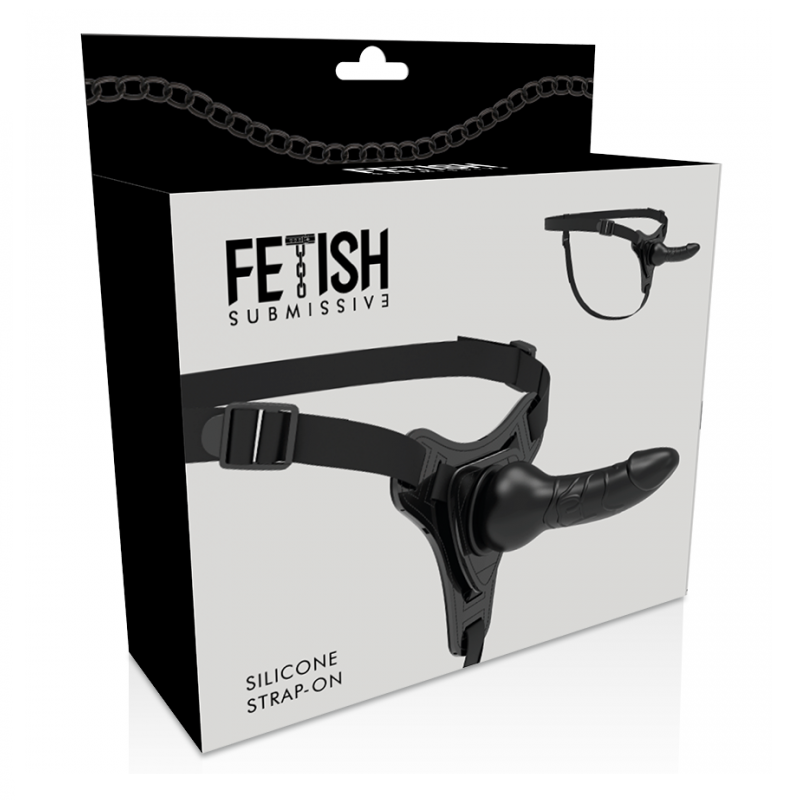 Arnés Femenino Silicona Realístico Fetish Submissive Negro