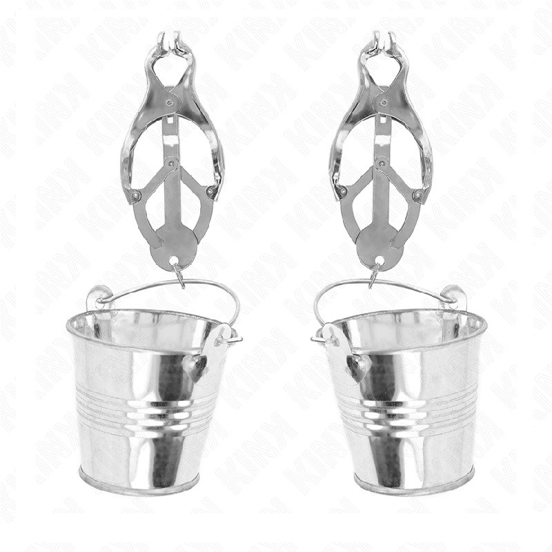 Pinzas Pezones Japonesas con Colgantes de Cubos