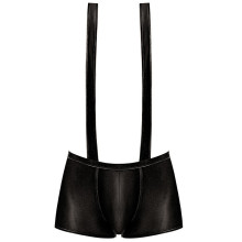 Body Elástico Tirantes Cruzados Efecto Mojado Male Power