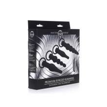 Kit 4 Plugs Anales Master Series Ringed Rimmers