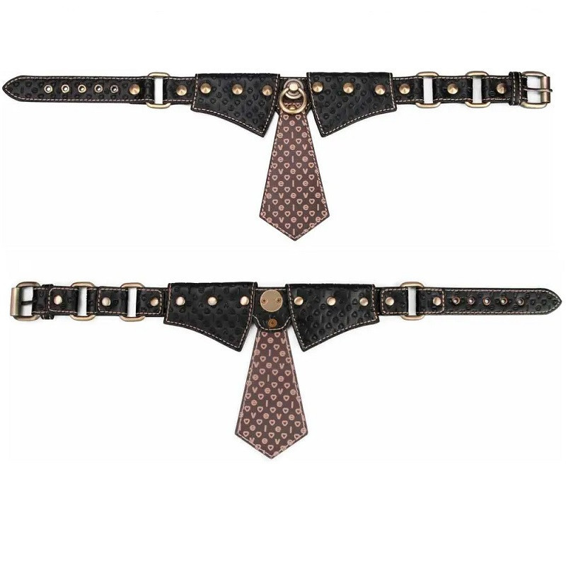 Collar Corbata Con Correa Rebellion Reign