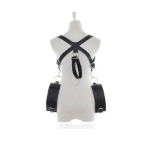 Kit Restricciones Piernas Abiertas BDSM Line