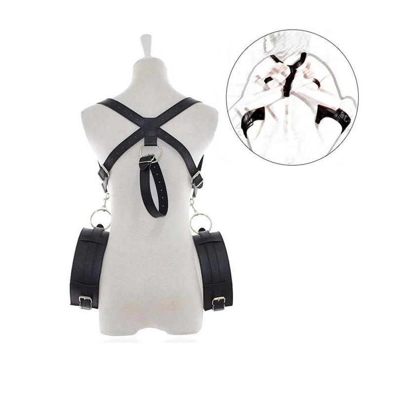 Kit Restricciones Piernas Abiertas BDSM Line