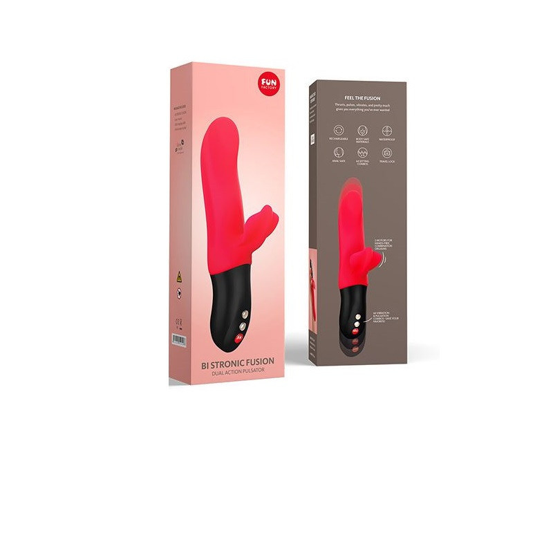 Impulsor Vibrador Bi Stronic Fusion Indian Fun Factory