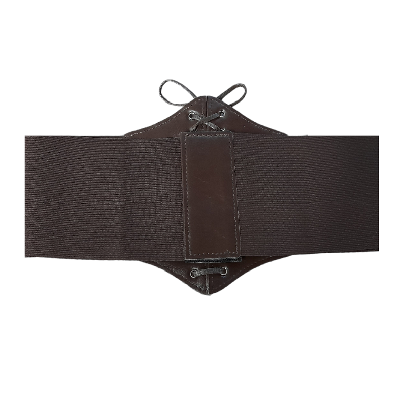 Cinturón Corset Elástico Estrellas Marrón