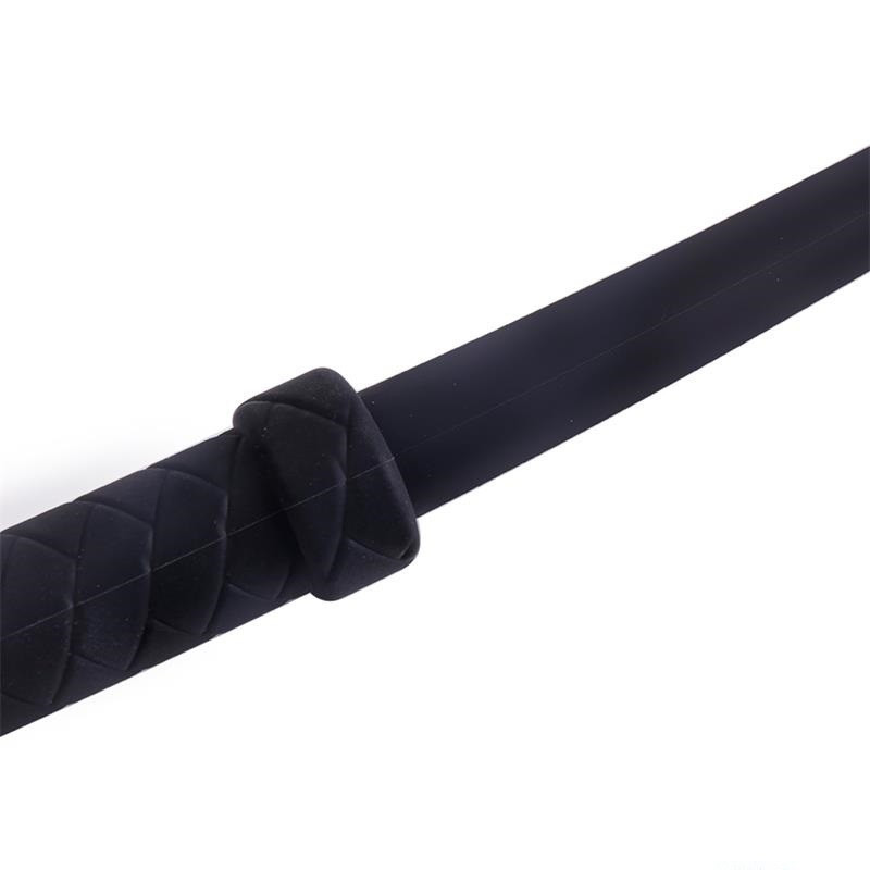 Látigo Silicona Dominación Negro BDSM Line