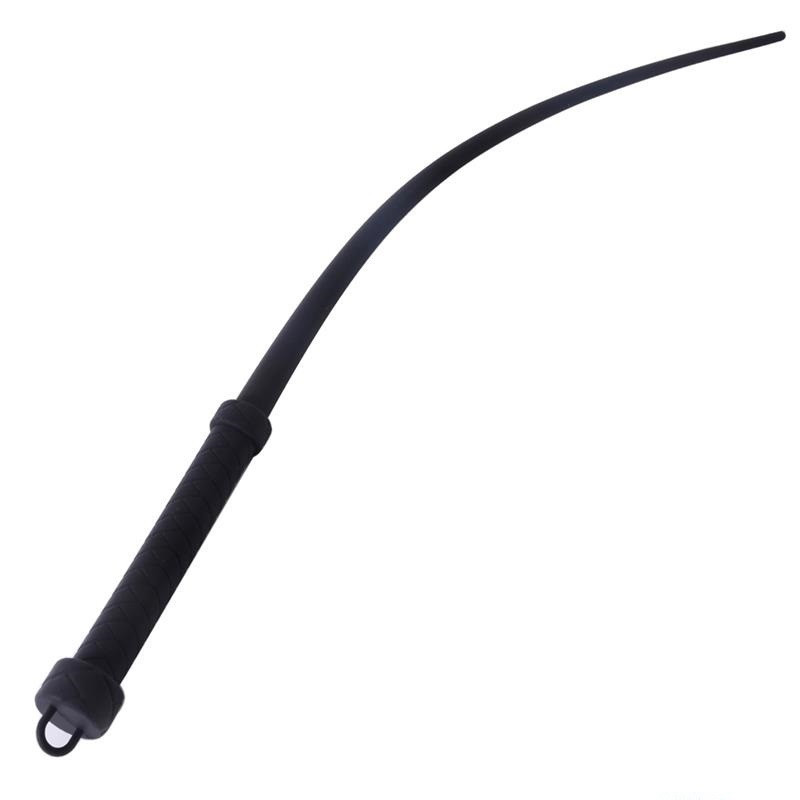 Látigo Silicona Dominación Negro BDSM Line