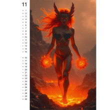 Calendario Sexy Wild Fantasy 2026