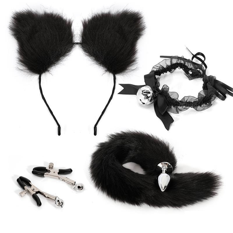 Kit Cosplay Cat Negro BDSM Line