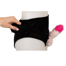 Slip con Pene de Peluche Hinchable