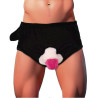 Slip con Pene de Peluche Hinchable