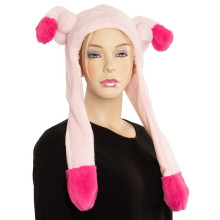 Gorro de Peluche con Orejeras de Pene Hinchables