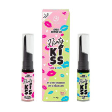 Flirty Kiss 2 Geles Efectos Sexo Oral Fresa/Menta