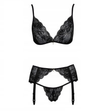 Conjunto 3 Piezas Negro Kissable