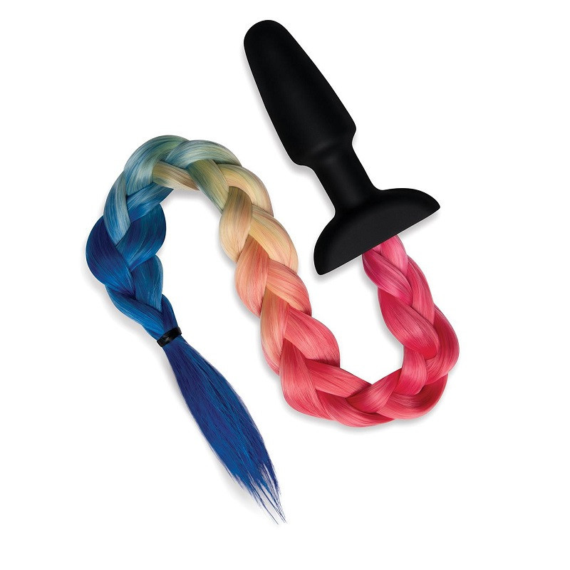 Cola Rainbow Silicona Butt Plug Furry Tales