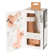 Impulsor Vibrador Realístico Recargable Natural Thrusting Control Remoto
