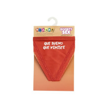 Tanga Para Chica Rojo