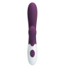 Vibrador Doble Estimulación de Pilas Alvis Morado