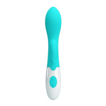 Vibrador Doble Estimulación de Pilas Brighty Verde Agua