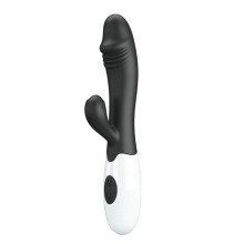 Vibrador Doble Estimulación De Pilas Snappy Negro