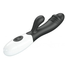 Vibrador Doble Estimulación De Pilas Snappy Negro