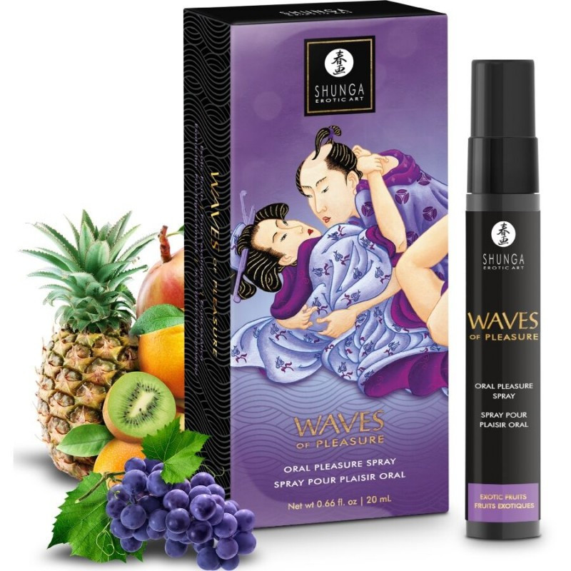 Spray Oral Waves Pleasure Frutas Exóticas