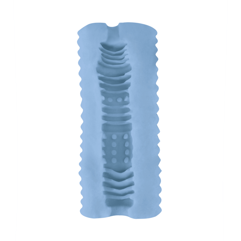 Masturbador Masculino Reutilizable Woomy Abstract Saucy Azul