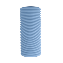 Masturbador Masculino Reutilizable Woomy Abstract Saucy Azul