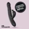 Impulsor Vibrador Recargable Silicona Lapin Crushious